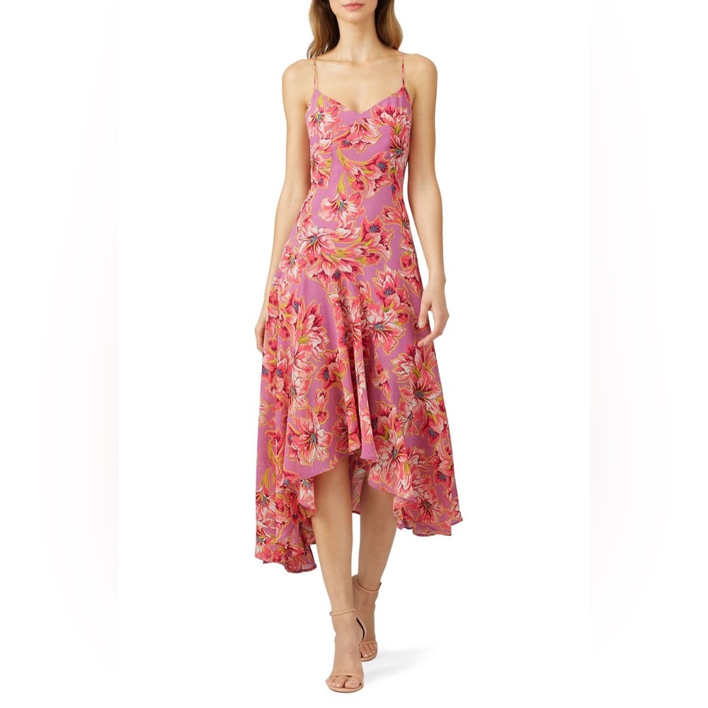 ASTR The Label Floral Janine Dress-Size Large